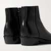 Oscar Leather Boots - BK