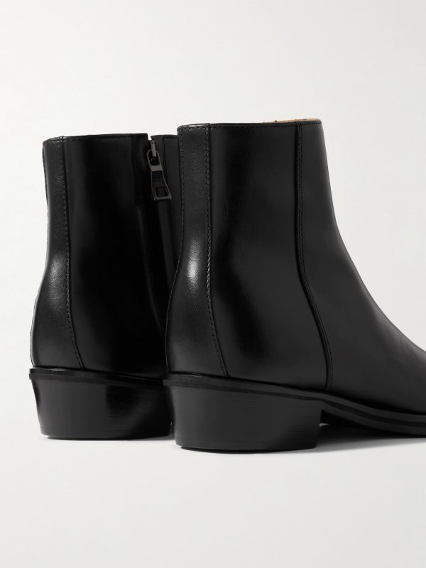 Oscar Leather Boots - BK