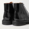 Jacques Glossed-Leather Boots - BK