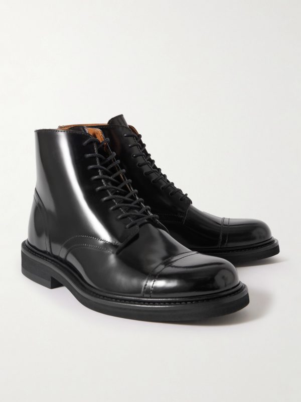 Jacques Glossed-Leather Boots - FR