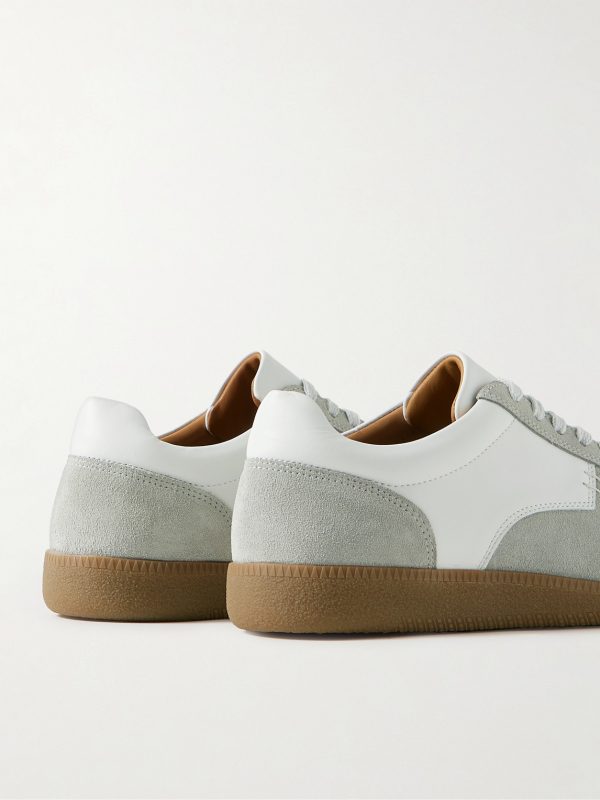 Ansel Suede and Leather Sneakers - BK