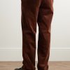 Edward Straight-Leg Organic Cotton-Corduroy Trousers - BK