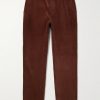 Edward Straight-Leg Organic Cotton-Corduroy Trousers