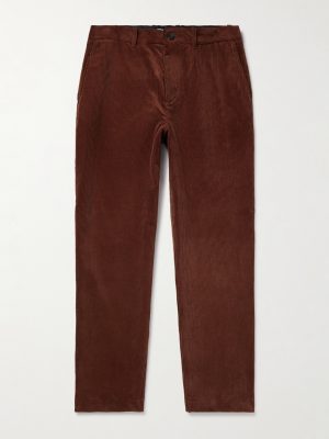 Edward Straight-Leg Organic Cotton-Corduroy Trousers