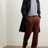 Edward Straight-Leg Organic Cotton-Corduroy Trousers - OU