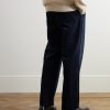 Edward Wide-Leg Organic Cotton-Corduroy Trousers - BK