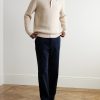 Edward Wide-Leg Organic Cotton-Corduroy Trousers - OU