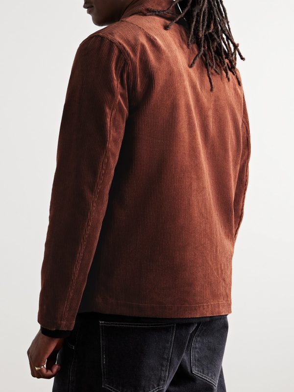 Organic Cotton-Corduroy Chore Jacket - BK