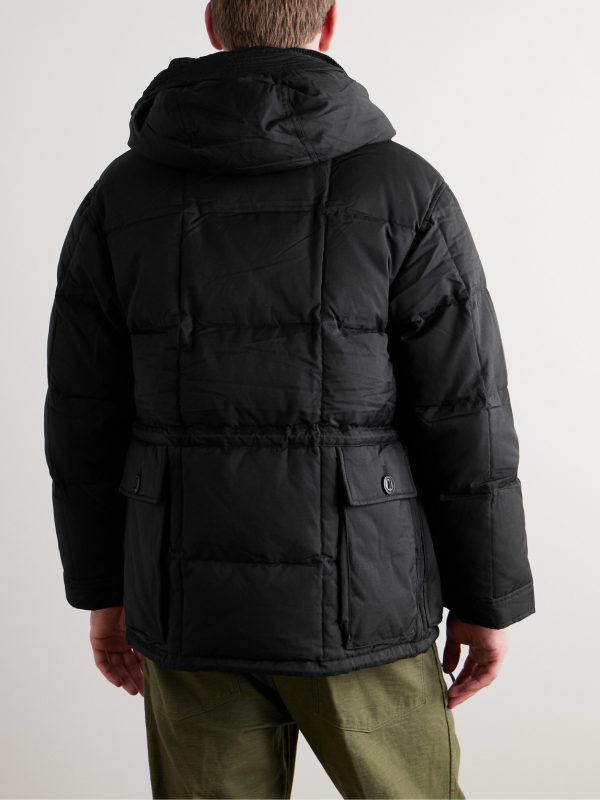 Karakoram Quilted Cotton-Blend Hooded Down Jacket - BK Karakoram Quilted Cotton-Blend Hooded Down Jacket - BK