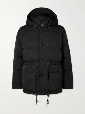 Karakoram Quilted Cotton-Blend Hooded Down Jacket