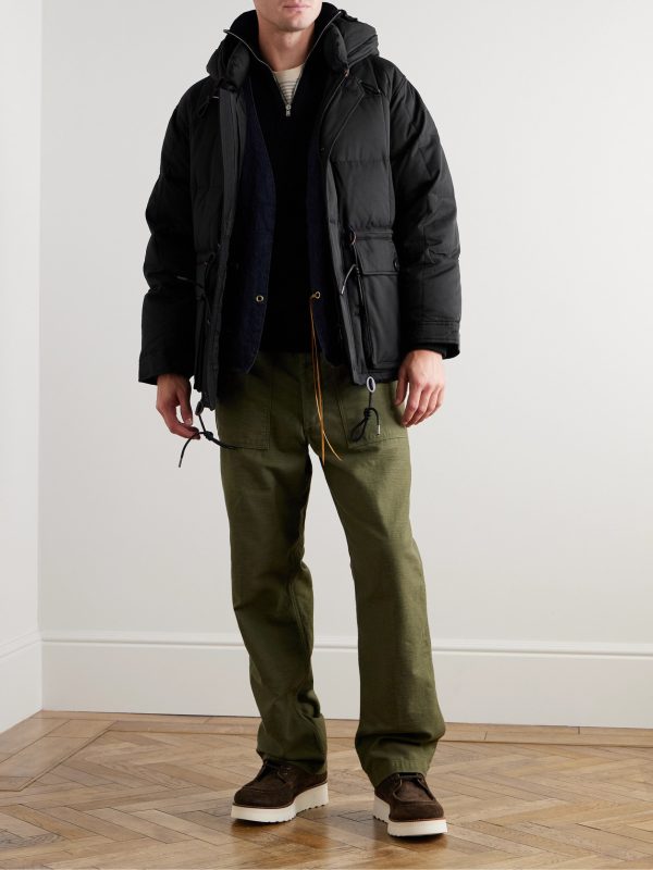 Karakoram Quilted Cotton-Blend Hooded Down Jacket - OU Karakoram Quilted Cotton-Blend Hooded Down Jacket - OU