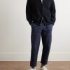Deck Ribbed Wool-Blend Zip-Up Cardigan - OU