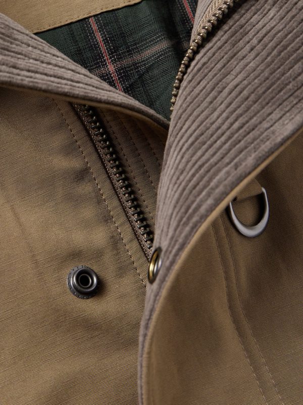 Heritage Corduroy-Trimmed Cotton-Blend Jacket - CU