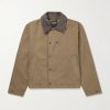 Heritage Corduroy-Trimmed Cotton-Blend Jacket