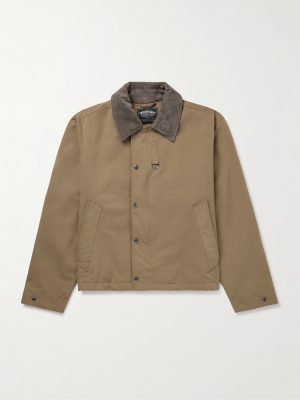 Heritage Corduroy-Trimmed Cotton-Blend Jacket