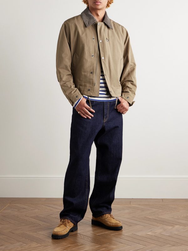Heritage Corduroy-Trimmed Cotton-Blend Jacket - OU