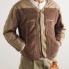 Smock Cotton-Blend Twill Hooded Jacket with Fleece-Trimmed Liner - E2