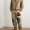 Smock Cotton-Blend Twill Hooded Jacket with Fleece-Trimmed Liner - OU