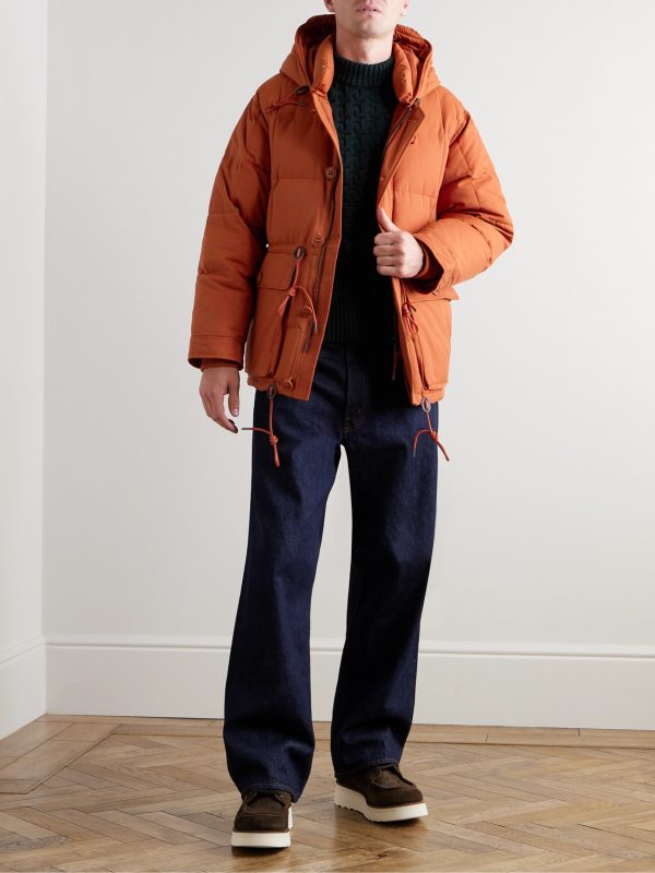 Karakoram Quilted Cotton-Blend Hooded Down Jacket - OU