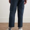 Haworth Tapered Cropped Pleated Cotton-Twill Trousers - BK