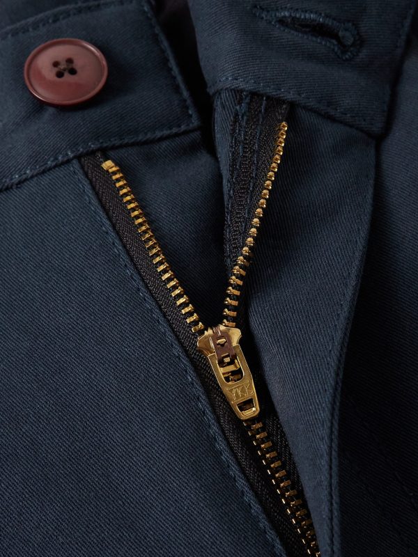 Haworth Tapered Cropped Pleated Cotton-Twill Trousers - E1