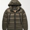 Altavia Slim-Fit Quilted Nylon Hooded Down Jacket