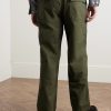 Straight-Leg Cotton Trousers - BK