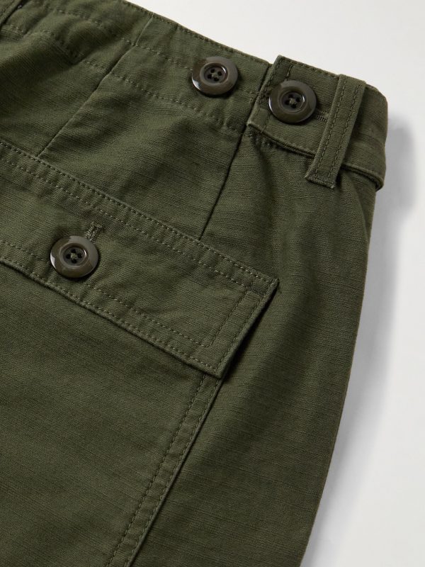 Straight-Leg Cotton Trousers - CU