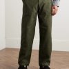Straight-Leg Cotton Trousers - FR