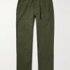 Straight-Leg Cotton Trousers