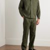 Straight-Leg Cotton Trousers - OU