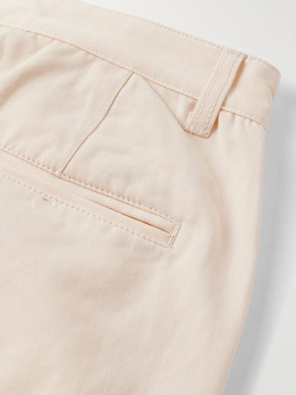 Haworth Tapered Cropped Pleated Cotton-Twill Trousers - CU Haworth Tapered Cropped Pleated Cotton-Twill Trousers - CU