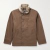 Edgar Plush-Trimmed Cotton-Canvas Jacket Edgar Plush-Trimmed Cotton-Canvas Jacket