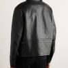 Slim-Fit Full-Grain Leather Blouson Jacket - BK Slim-Fit Full-Grain Leather Blouson Jacket - BK