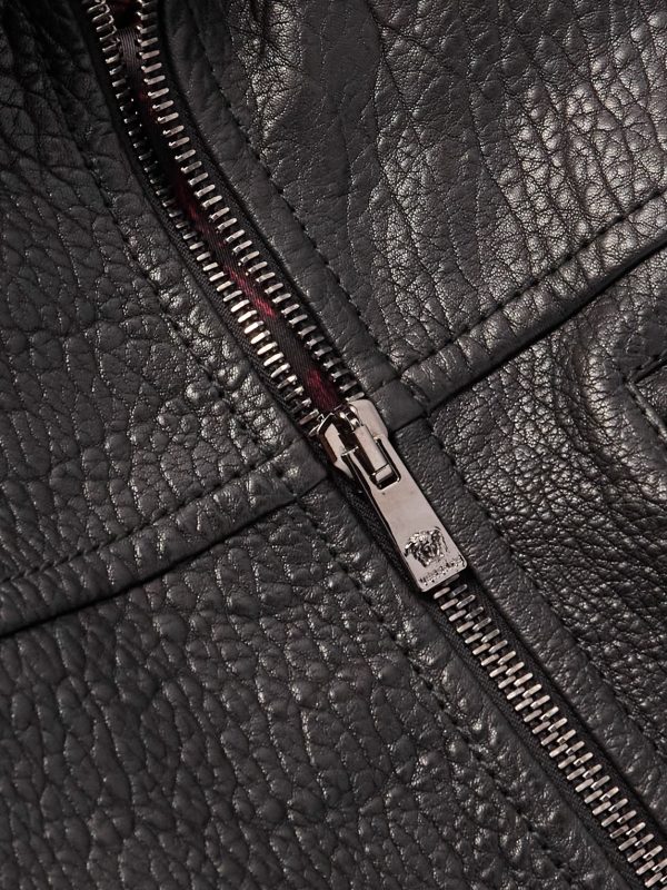 Slim-Fit Full-Grain Leather Blouson Jacket - CU Slim-Fit Full-Grain Leather Blouson Jacket - CU