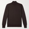 Merino Wool Mock-Neck Sweater Merino Wool Mock-Neck Sweater