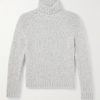 Alpaca-Blend Bouclé Rollneck Sweater Alpaca-Blend Bouclé Rollneck Sweater