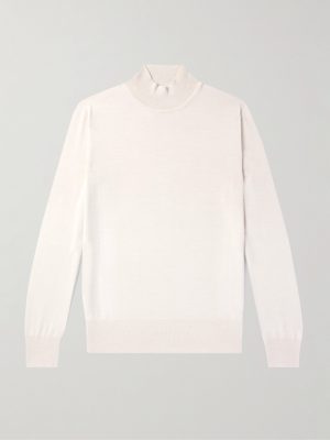 Merino Wool Mock-Neck Sweater Merino Wool Mock-Neck Sweater