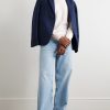 Merino Wool Mock-Neck Sweater - OU Merino Wool Mock-Neck Sweater - OU