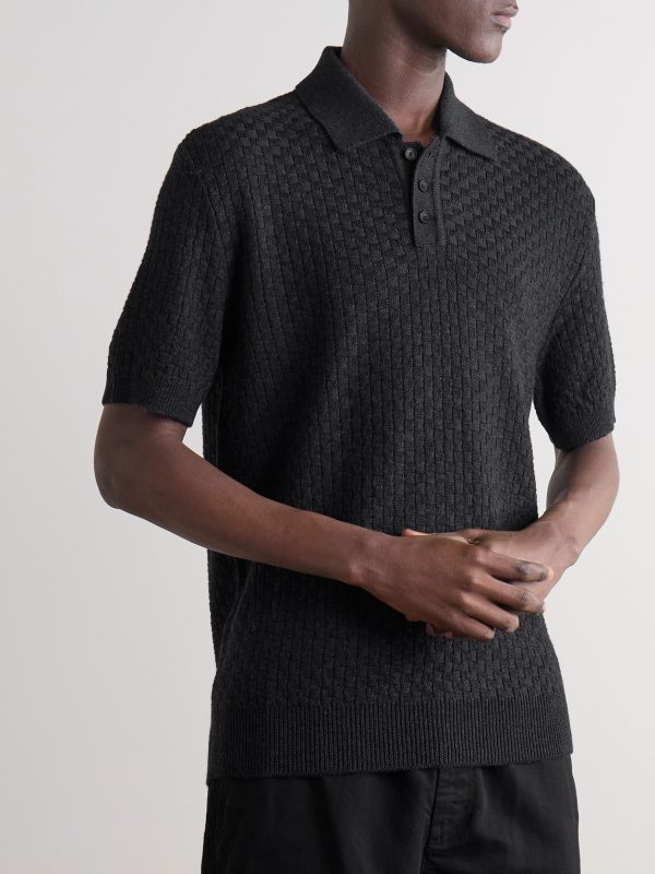 Merino Wool Polo Shirt - FR