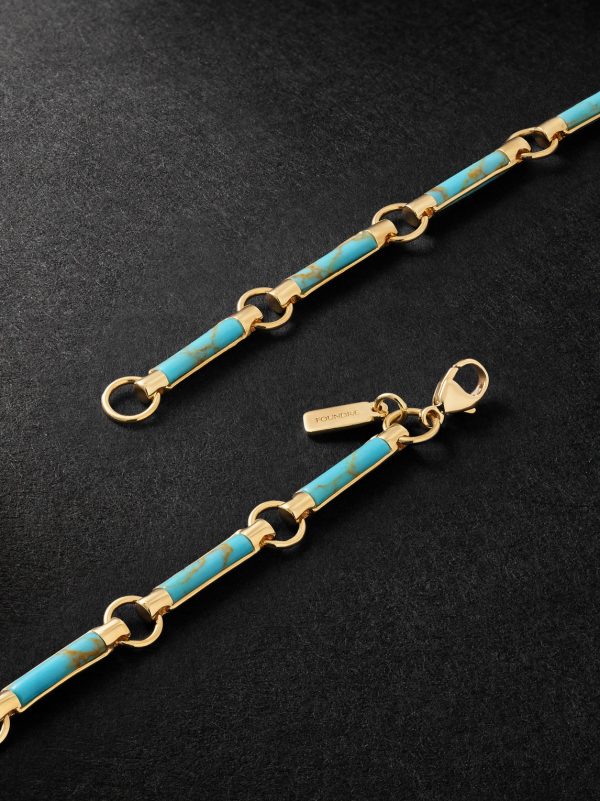 Element New Beginnings Internal Compass 18-Karat Gold, Diamond and Turquoise Pendant Necklace - BK Element New Beginnings Internal Compass 18-Karat Gold, Diamond and Turquoise Pendant Necklace - BK