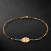 Internal Compass 18-Karat Gold Diamond Bracelet