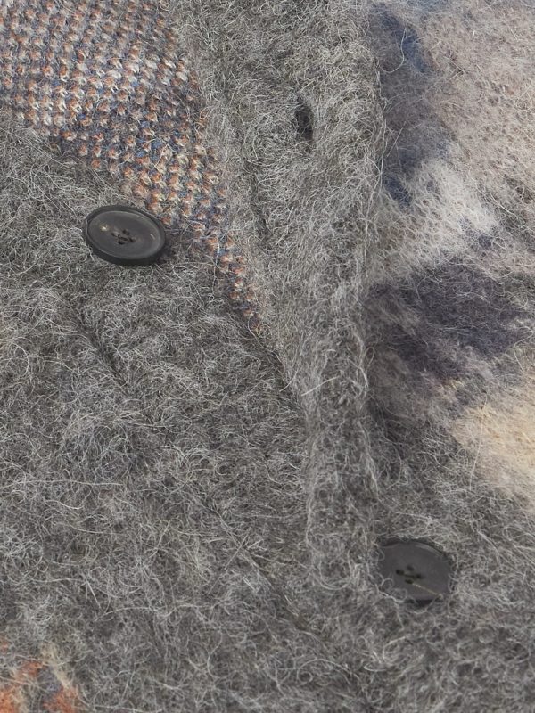 Brushed Jacquard-Knit Cardigan - CU Brushed Jacquard-Knit Cardigan - CU
