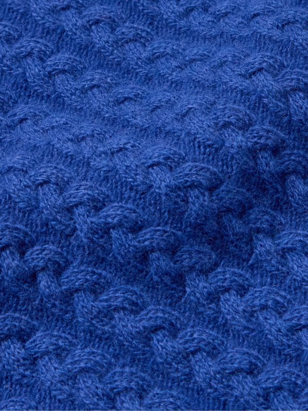 Cable-Knit Wool Polo Shirt - E1
