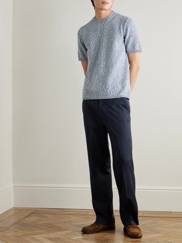 Edward Straight-Leg Wool Trousers - OU Edward Straight-Leg Wool Trousers - OU