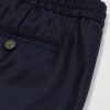 James Slim-Fit Wool-Flannel Drawstring Suit Trousers - CU