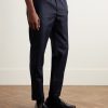 James Slim-Fit Wool-Flannel Drawstring Suit Trousers - FR