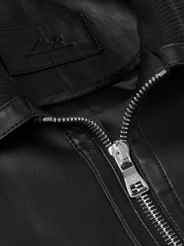 Leather Blouson Jacket - CU Leather Blouson Jacket - CU