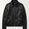 Leather Blouson Jacket Leather Blouson Jacket