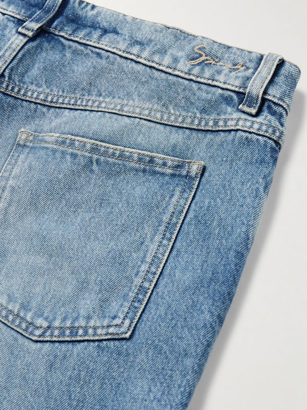 Straight-Leg Distressed Jeans - CU Straight-Leg Distressed Jeans - CU